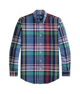 Ralph Lauren Custom Fit Plaid Oxford Shirt - MULTI Ralph Lauren Custom Fit Plaid Oxford Shirt - MULTI