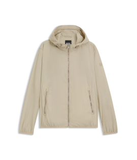BOSS Water-repellent jacket in crinkle fabric with adjustable hood BOSS Water-repellent jacket in crinkle fabric with adjustable hood